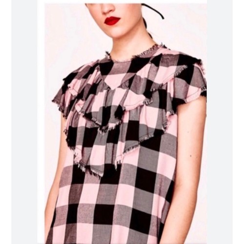 Top zara con volant - top, xs