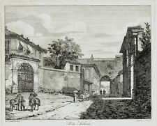 ROMA - PORTA SALARIA - 1832 L. RICCIARDELLI STAMPA ORIGINALE ANTICA - Italia