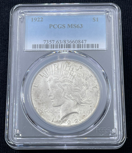 1922 dollaro peace argento - peace,