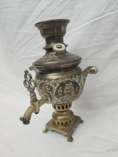Antico samovar ottone - antico, in