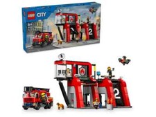 Lego City 60414 Caserma dei Pompieri e Autopompa