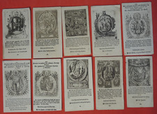 10 x immagine sacra incisione