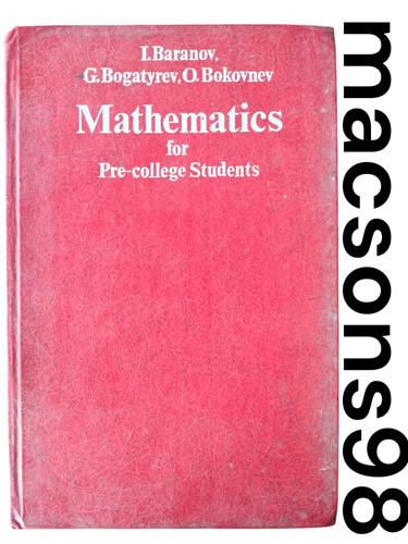 Mathematics for pre college - mathematics,