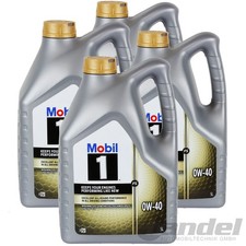 4x 5L MOBIL 1 FS 0W40 Olio