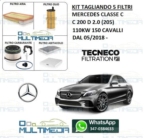Tagliando filtri tecneco per - filtri,