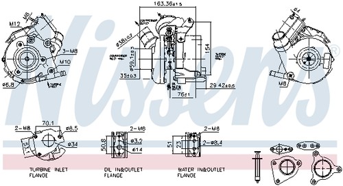 Turbocompressore per nissan - turbocompressore,