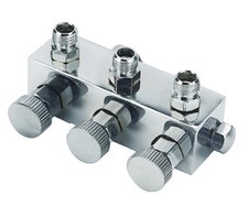 Collettore con regolazione aria da 1 a 3 aerografi (KITBD133)