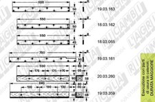 kit 6 pattino pistone 58.237-S pressa Gallignani 7100 a 3 Legatori
