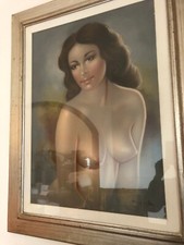 Dipinto su tela raffigurante