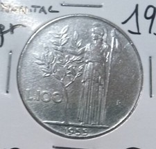 100 lire 1955 molto - 100,