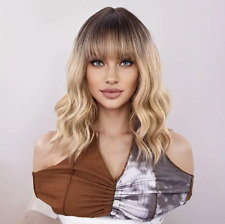 Parrucca da donna bionda ombre