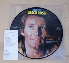 VASCO ROSSI - PICTURE DISC + TAGLIANDINO ORIGINALE - BOLLICINE / VINILE 12"