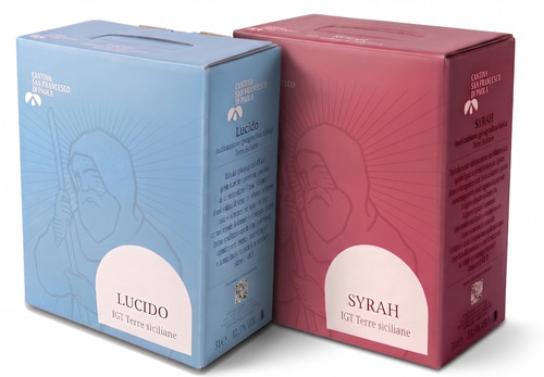 Set bag box vino - box,