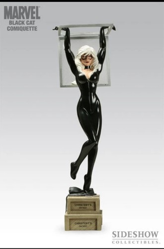 Sideshow black cat comiquette - black,