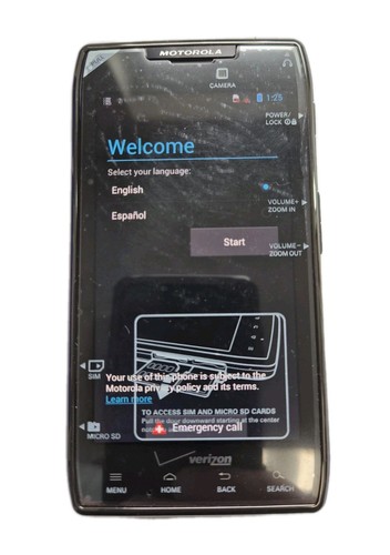 Smartphone motorola xt912m - smartphone,