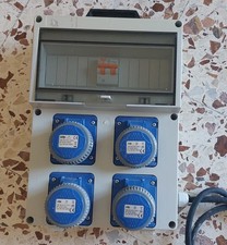 Quadro Elettrico da Cantiere n.4 prese Monofase 2P+T 16A IP67 - Conformità IP65