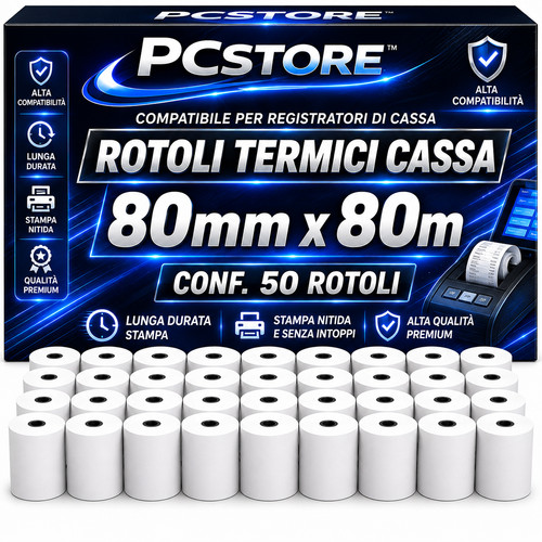 Rotoli termici 80x80 - termici,