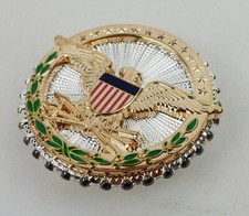 DISTINTIVO METALLO UFFICIO USA