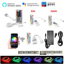 Telecomando WIFI RGB RGBW controller striscia LED dimmar per Android Echo Alexa IOS DHL