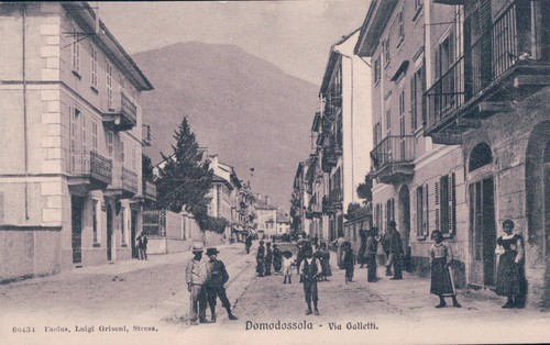 Cartolina domodossola via - di,