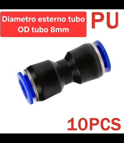 Raccordi tubo 8mm aria - 10, od