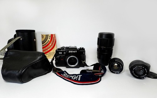 Kit fotocamera zenit 122 - fotocamera, +