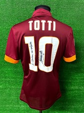 Roma totti signed match - no,