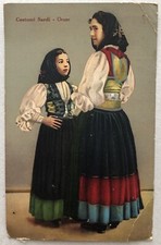 Cartolina Cagliari costumi