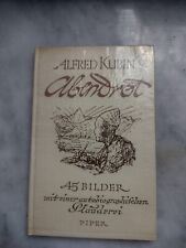 Alfred Kubin, Abendrot, Munchen, Piper, 1955  Prima edizione - illustrato
