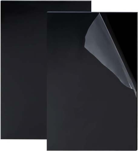 Confezione plexiglass nero - 2,