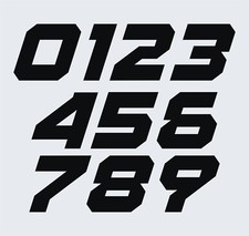 Adesivi Numeri Gara moto