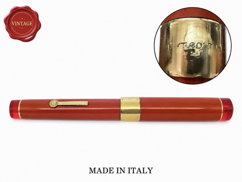 Penna stilografica arancione