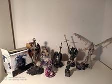 Stock Lotto 7 Draghi gufo da collezione LES ALPES