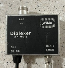 DUPLEXER DIPLEXER  2m + 70cm / FM radio WIMO N Pl259 F/BNC 100W