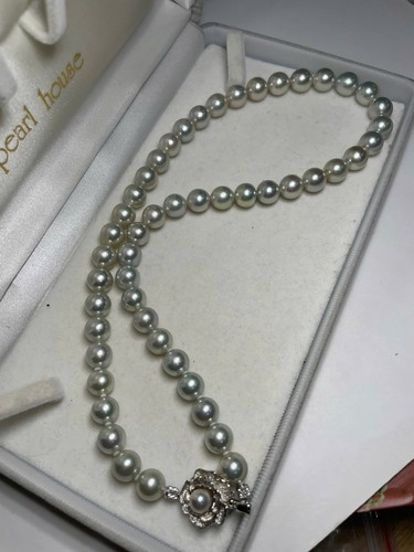 Collana perle akoya 8 5 - collana,