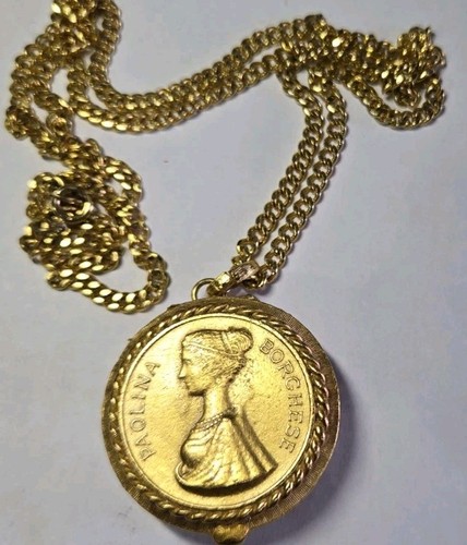 Medaglione catenina pendente - e,