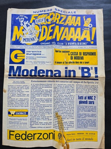 Forza modena fanzine - fc, i