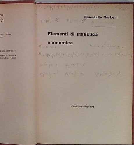 Benedetto barberi elementi - elementi, di