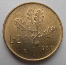ITALIA 20 LIRE 1980