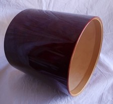 Fusto in Acero Maple 8" x 8" laccato lucido  wine red tom tamburo percussione ?