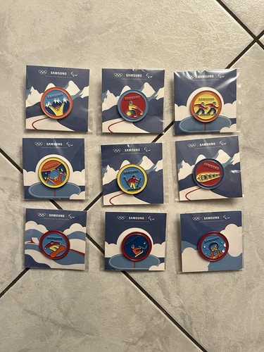 Olympics pins set 9 spille - set,