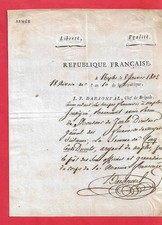 J F.DARSONVAL  CHEF DE BRIGADE