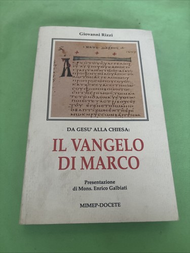 Vangelo marco giovanni - vangelo, di
