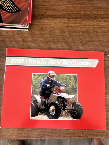 1987 hondaline atc redbook - 1987,