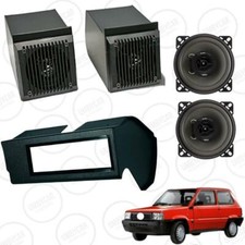 KIT AUTORADIO FIAT PANDA 750 YOUNG HOBBY 1980>2003 CASSE MASCHERINA PORTACASSE 