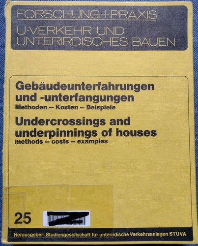 Gebäudeunterfahrungen und