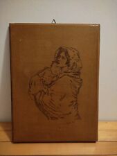 Pirografia Su Legno 35 Cm X 48