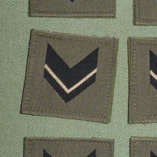 Gradi Pettorali adesivi Caporale - Esercito Italiano - usati originali - vintage