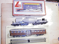 LOCO  DIESEL  LIMA ,   VAGONE   CORBELLINI  E  CARRO  TRASPORTO  GHISA  IN  H0