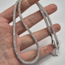 Collana Diamonique in argento